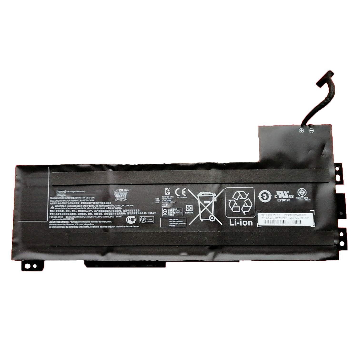 Genuine Battery for HP ZBook 15 G4 Laptop - Battery Model: CI03XL / HSTNN-DB7H / 808452-001