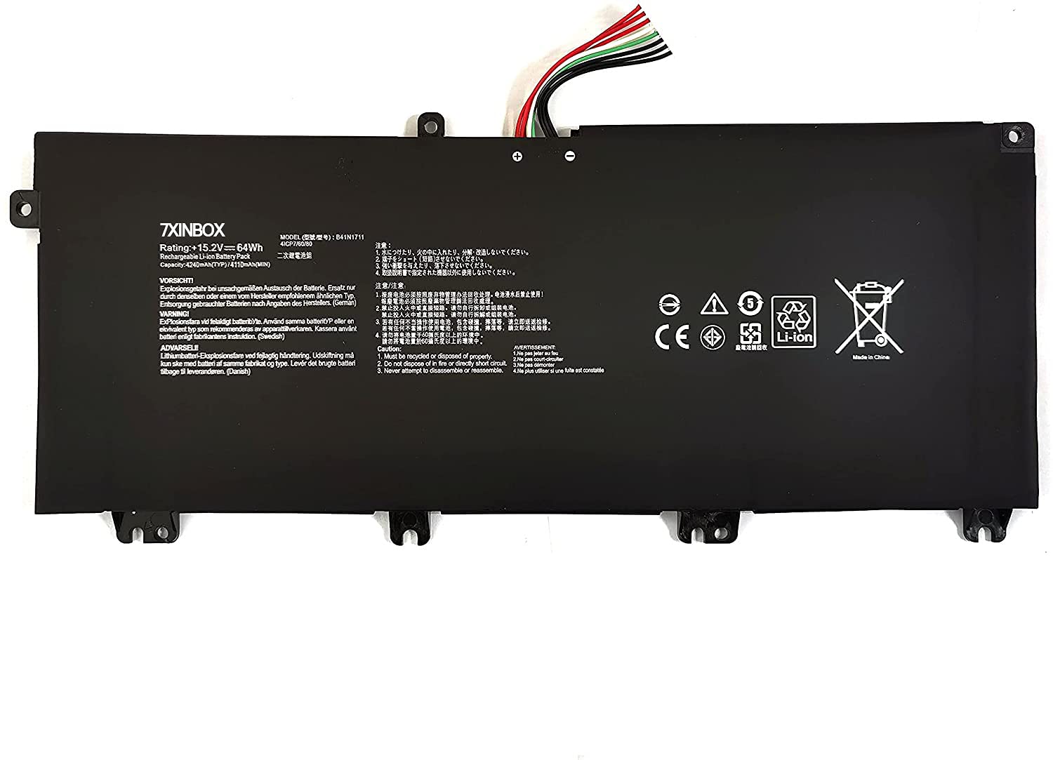 Replacement Laptop Battery for ASUS GL503V – Reliable Rechargeable Battery