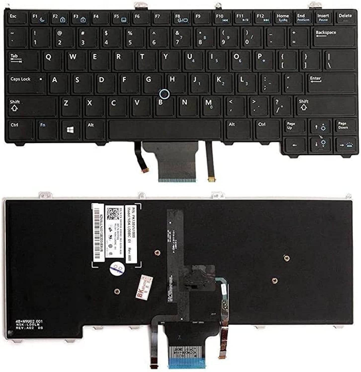 Replacement Laptop Keyboard for Dell Latitude E7440 – High-Quality Replacement Keyboard