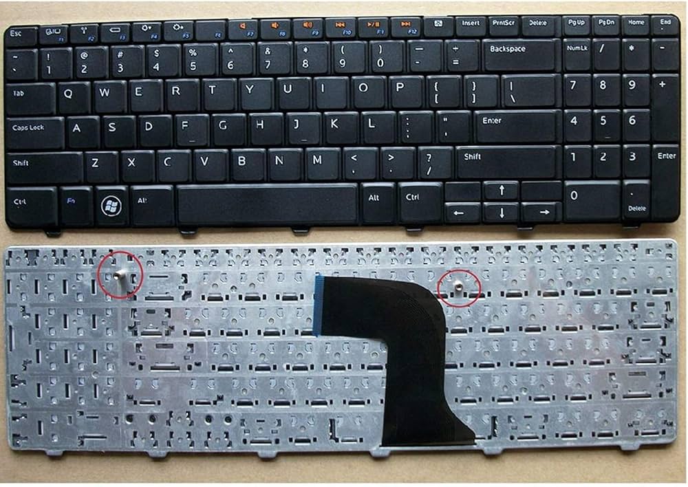 Replacement Laptop Keyboard for Dell Inspiron N5010 – High-Quality Replacement Keyboard