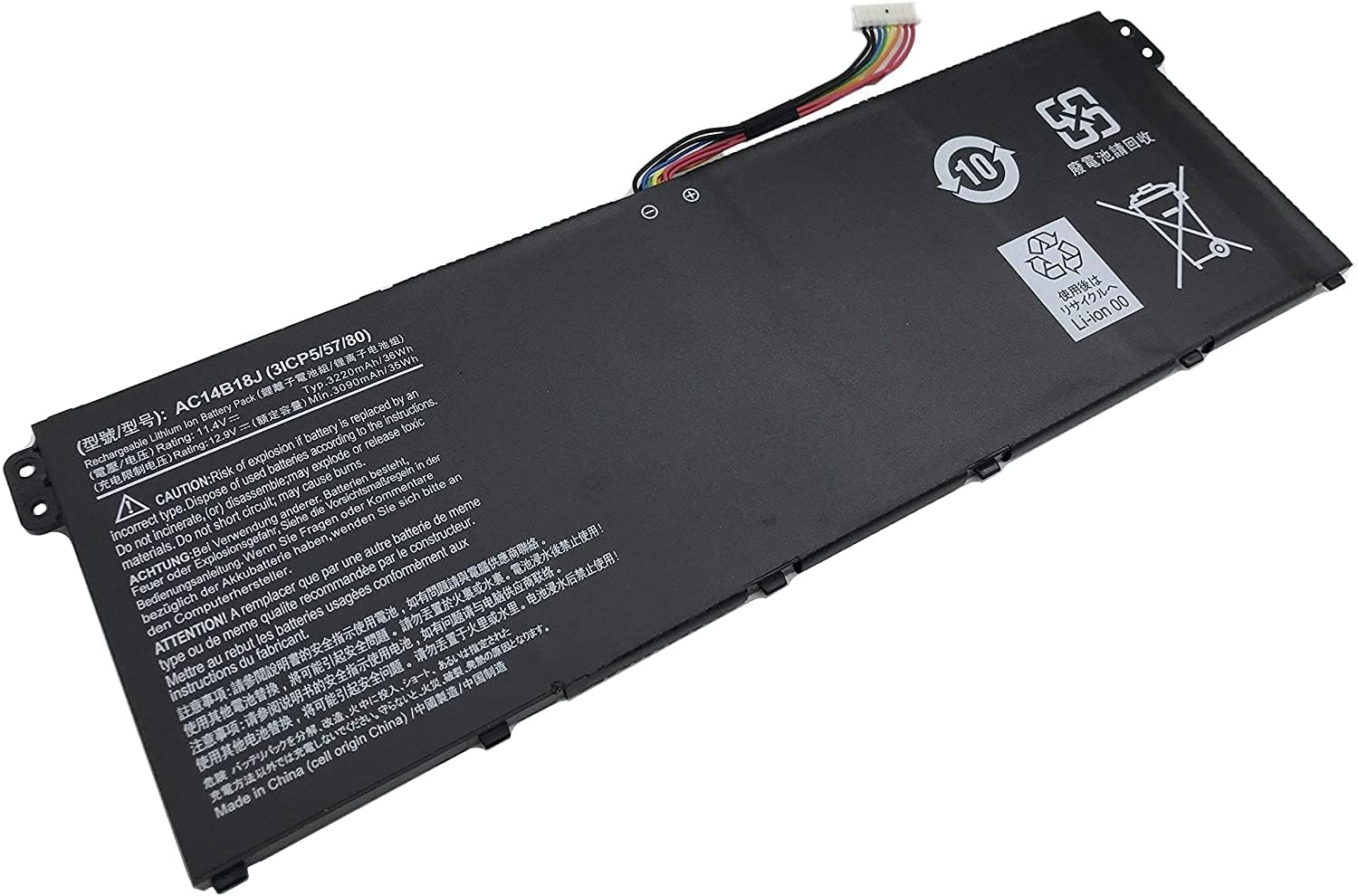 Replacement Laptop Battery for Acer Aspire ES1-523 – High-Quality Rechargeable Battery