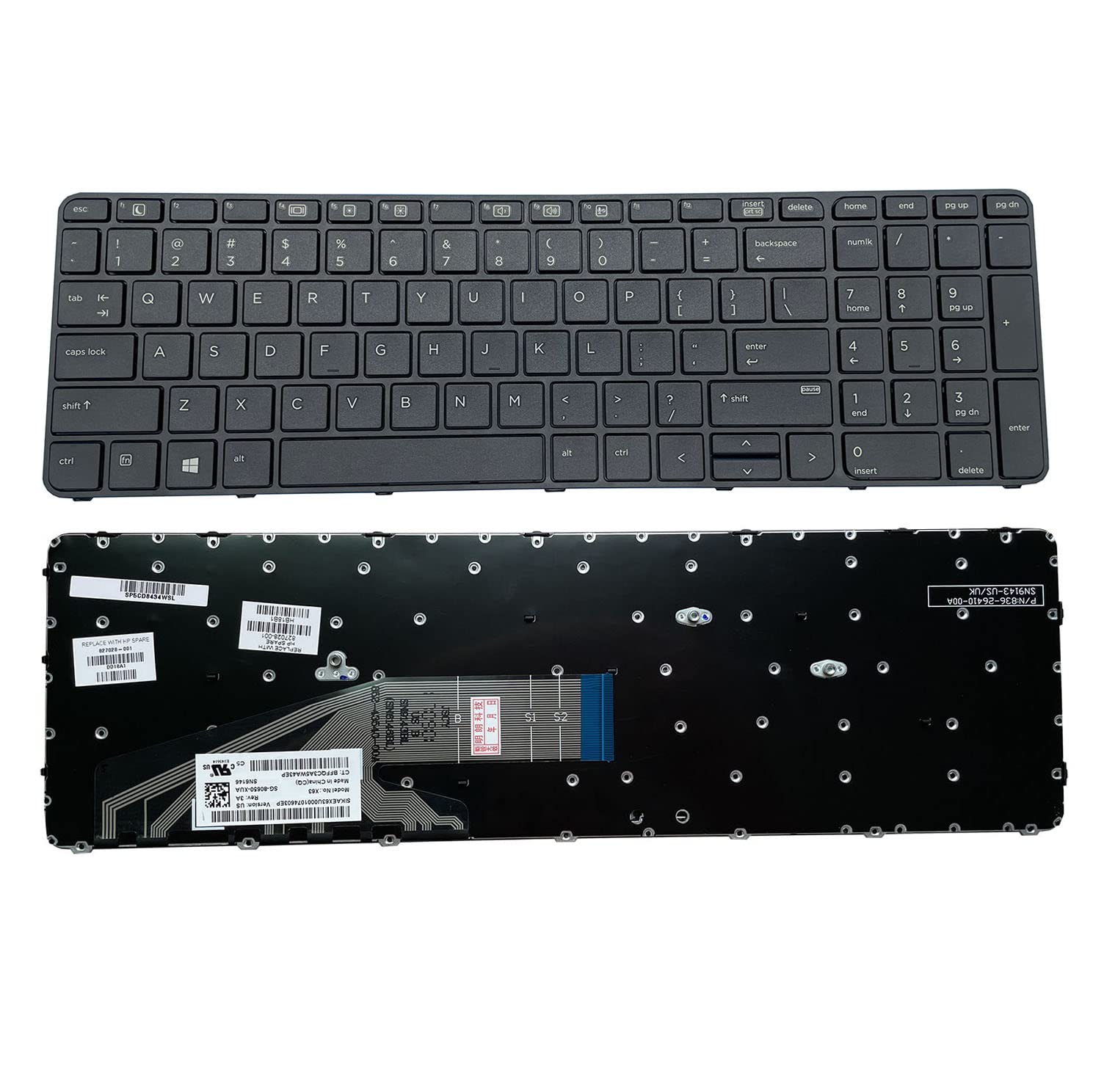  Keyboard for HP ProBook 450 G3 Laptop