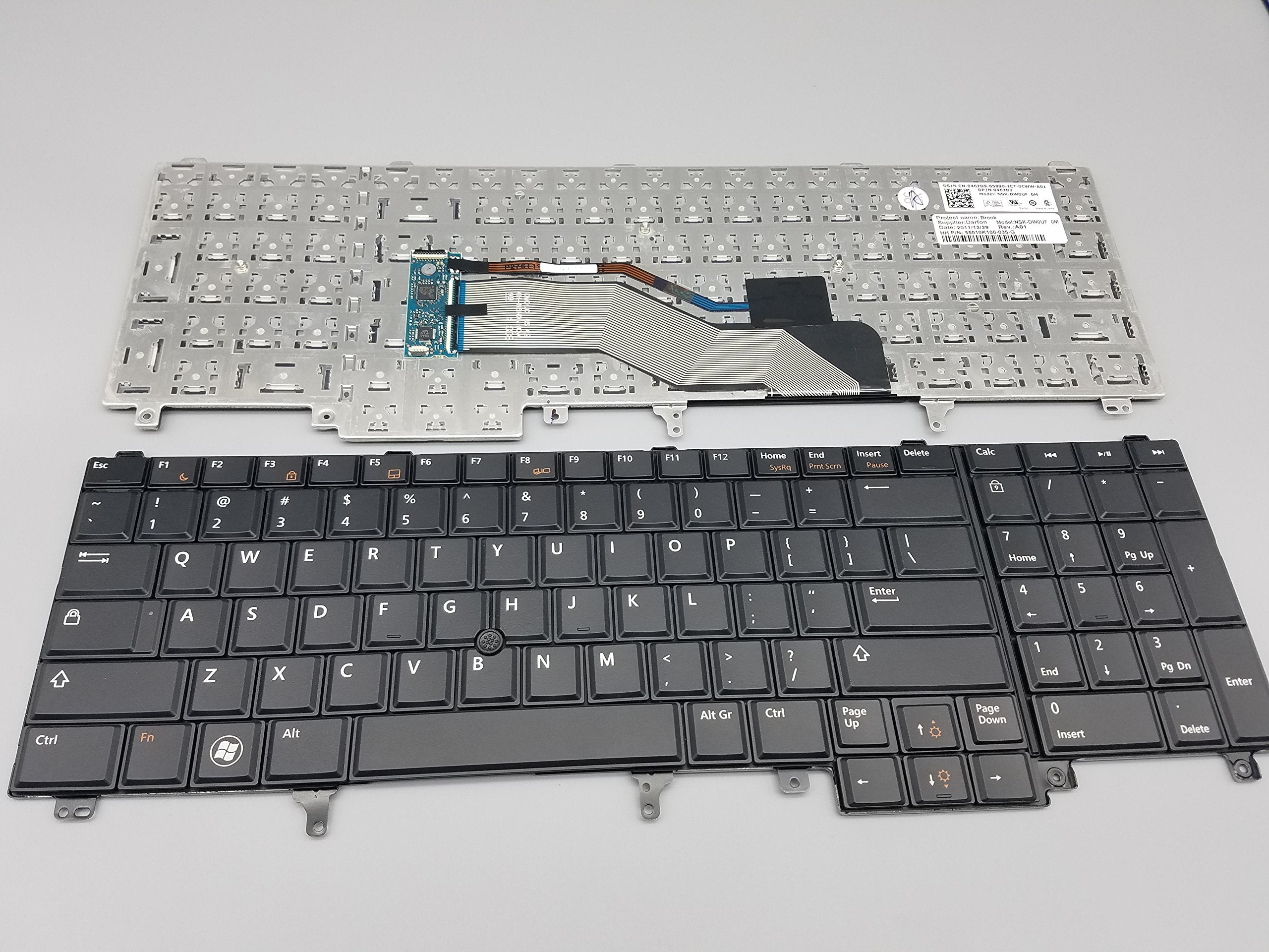 Replacement Laptop Keyboard for Dell Latitude E6540 – High-Quality Replacement Keyboard