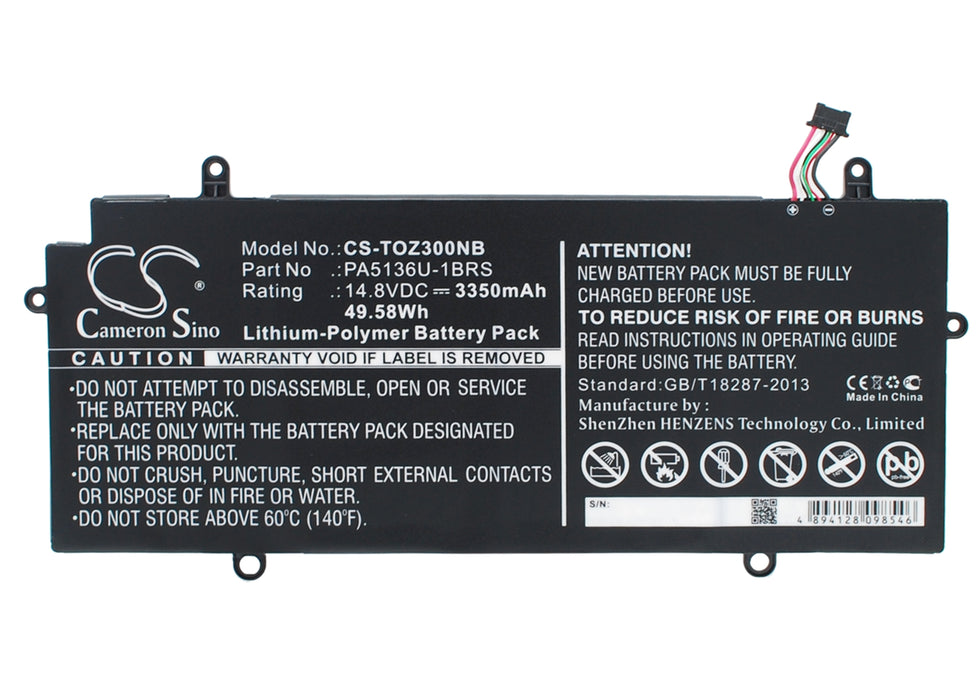 Toshiba Portégé Z30-A Battery Replacement