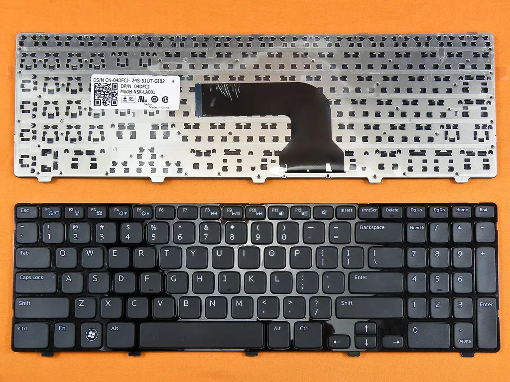 Replacement Laptop Keyboard for Dell Inspiron 3521 – High-Quality Replacement Keyboard