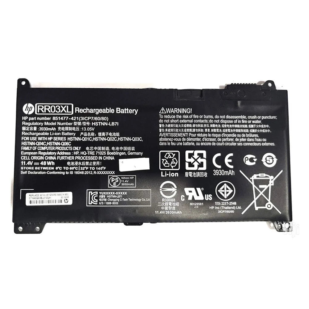 Genuine Battery for HP ProBook 455 G4 Laptop - Battery Model: HT03XL / HSTNN-LB7J / 918108-855