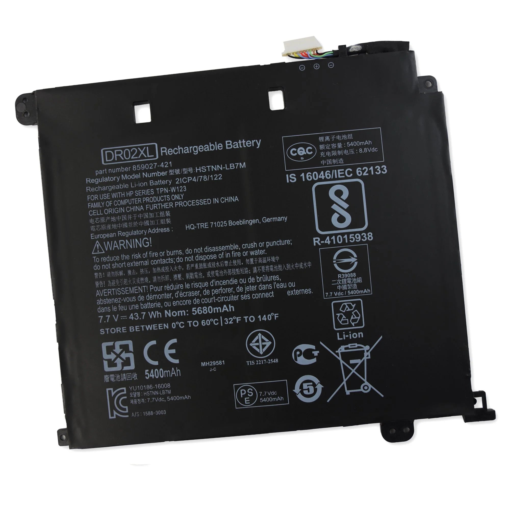 Genuine Battery for HP Chromebook 11 G5 Laptop - Battery Model: RO04XL / HSTNN-DB7Z / 905175-2C1