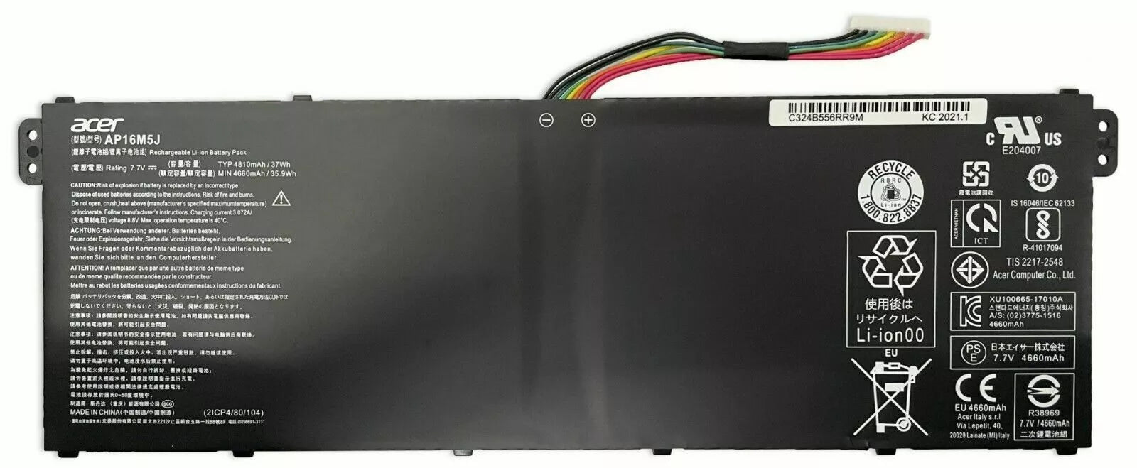 Replacement Laptop Battery for Acer Aspire A315 – High-Quality Rechargeable Battery