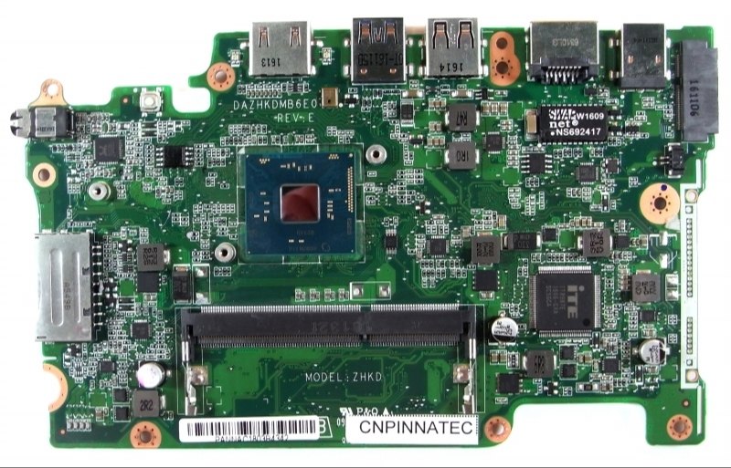 Acer Aspire ES1-131 Intel Pentium N3540 Laptop Motherboard ZHK Mainboard System Board DA0ZHKMB8C0