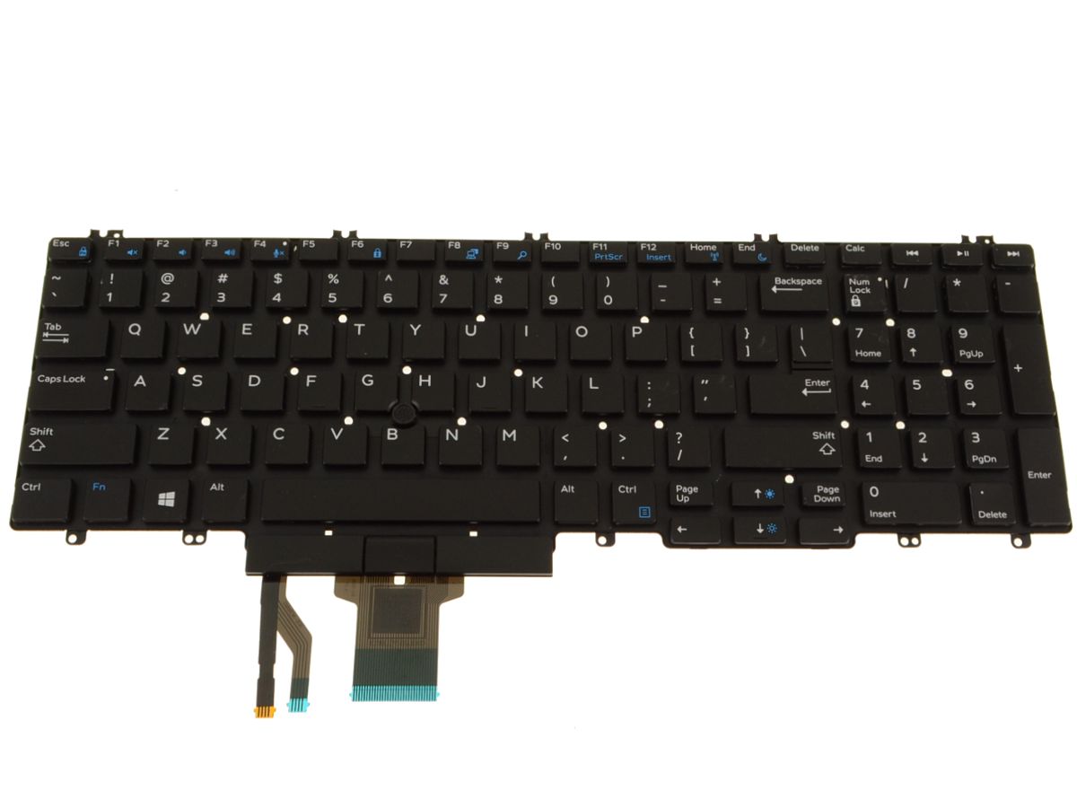 Replacement Laptop Keyboard for Dell Precision 7530 – High-Quality Replacement Keyboard