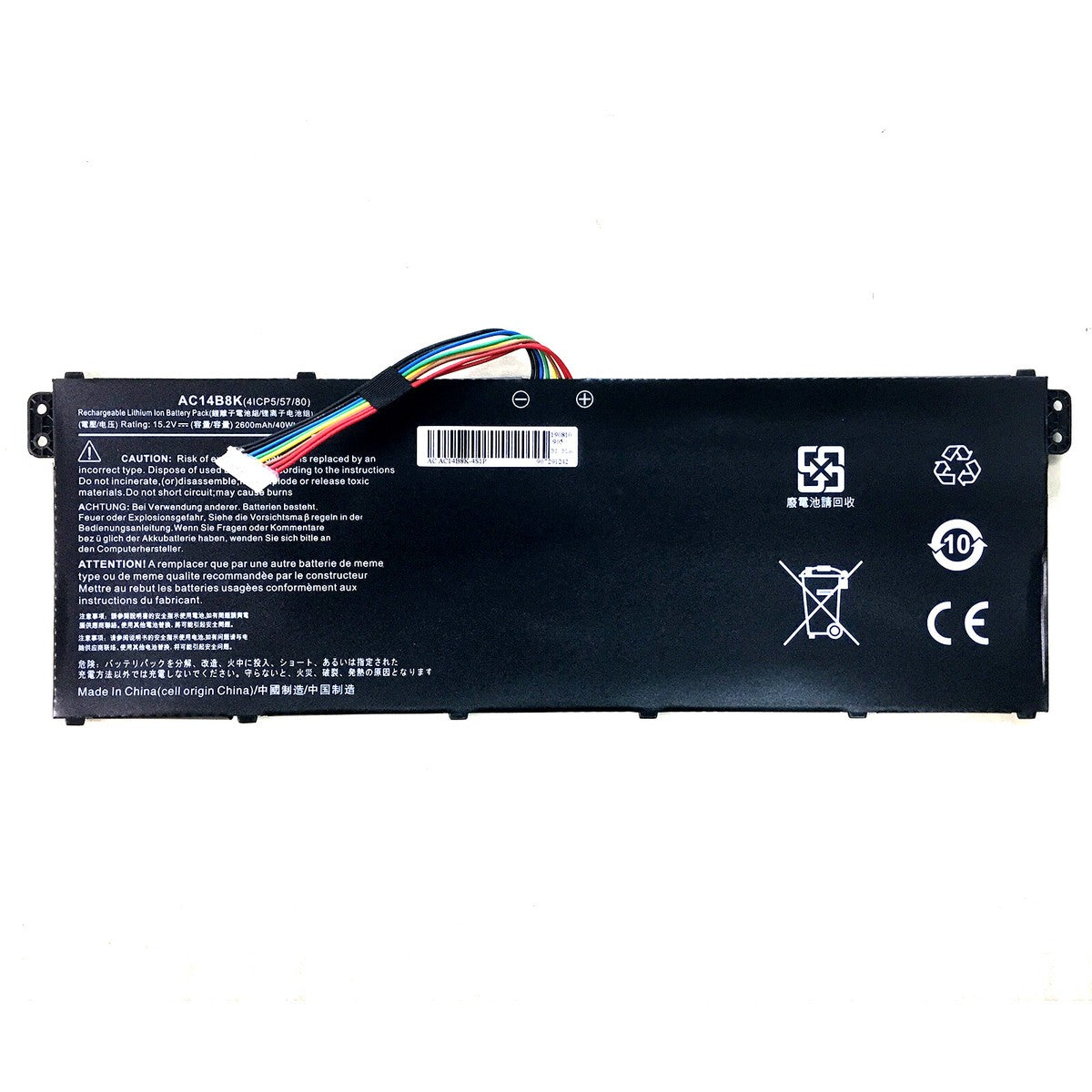 Replacement Laptop Battery for Acer Extensa 5430 – High-Quality Rechargeable Battery