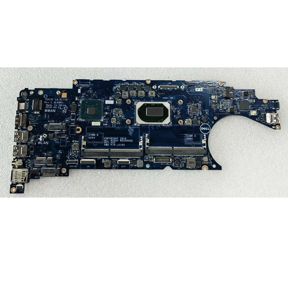 Genuine Motherboard for DELL Latitude 5401 with Onboard Intel Core i7 9th Gen CPU - P/N: C2HHF