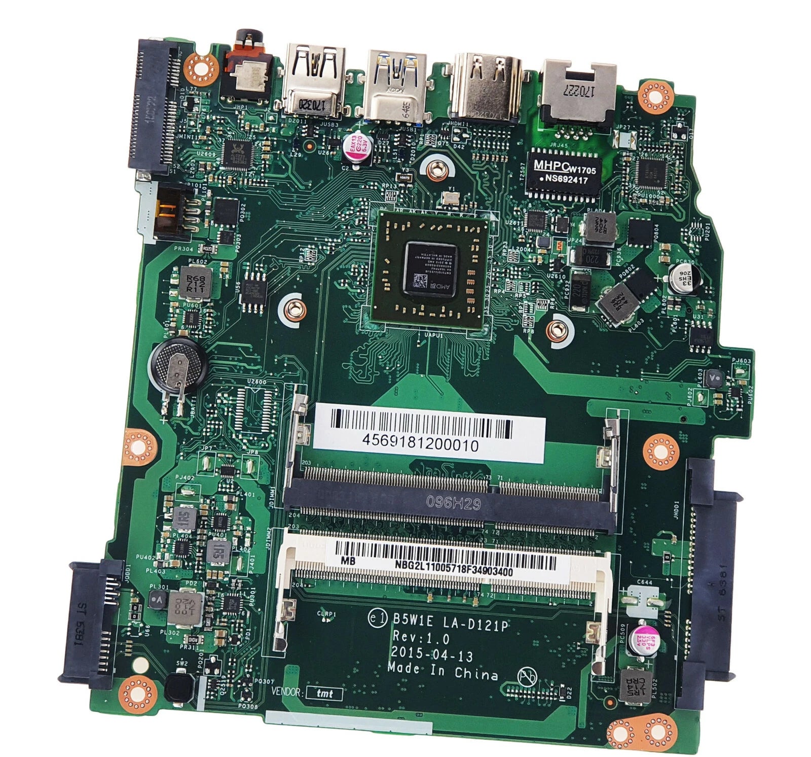 Acer Aspire ES1-504 Laptop Motherboard Z5WAH LA-B991P Mainboard System Board