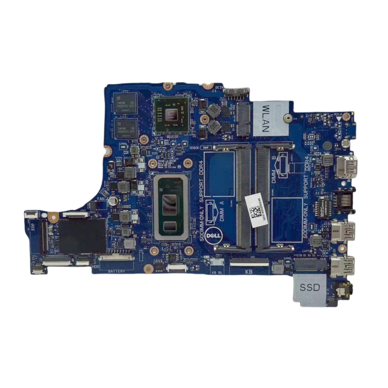 Dell Inspiron 3580 i5-7th Gen Motherboard Mainboard System Board Replacement