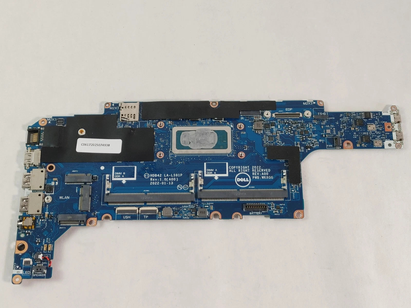 Dell Latitude 5430 i5-12th Gen Motherboard Mainboard System Board Replacement
